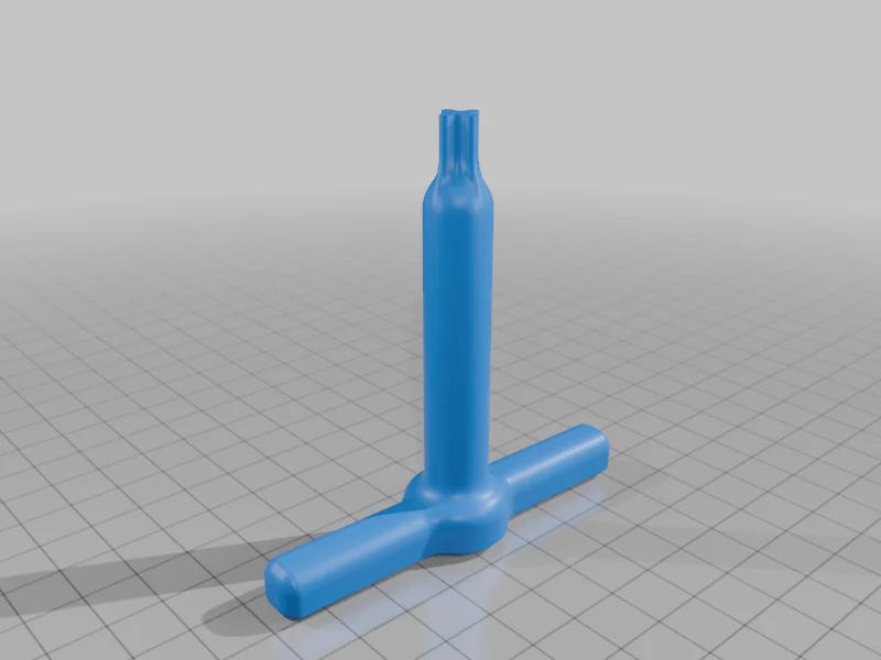 3D модель Модель: Куон и ключ для типографского печати - фото 3