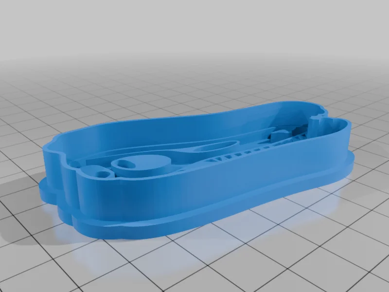 3D модель Формочка для печива у вигляді динозавра - фото 2