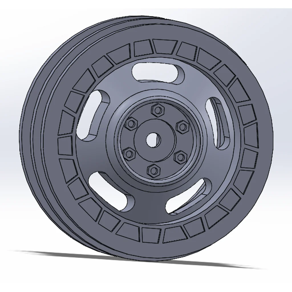3D модель 5мм колесо для внедорожных RC автомобилей - фото 2