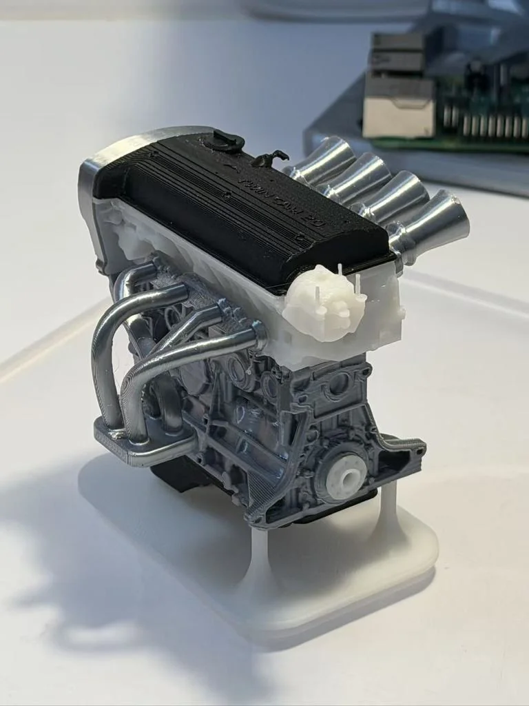 3D модель Миниатюра двигателя 4A-GE 20V Inline-4 - фото 2