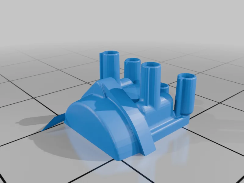 3D модель Миниатюра двигателя 4A-GE 20V Inline-4 - фото 7