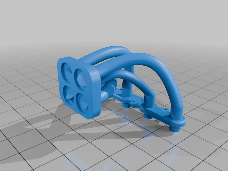 3D модель Миниатюра двигателя 4A-GE 20V Inline-4 - фото 14