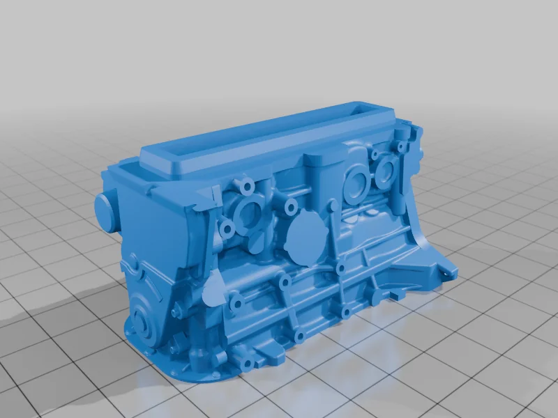 3D модель Миниатюра двигателя 4A-GE 20V Inline-4 - фото 15