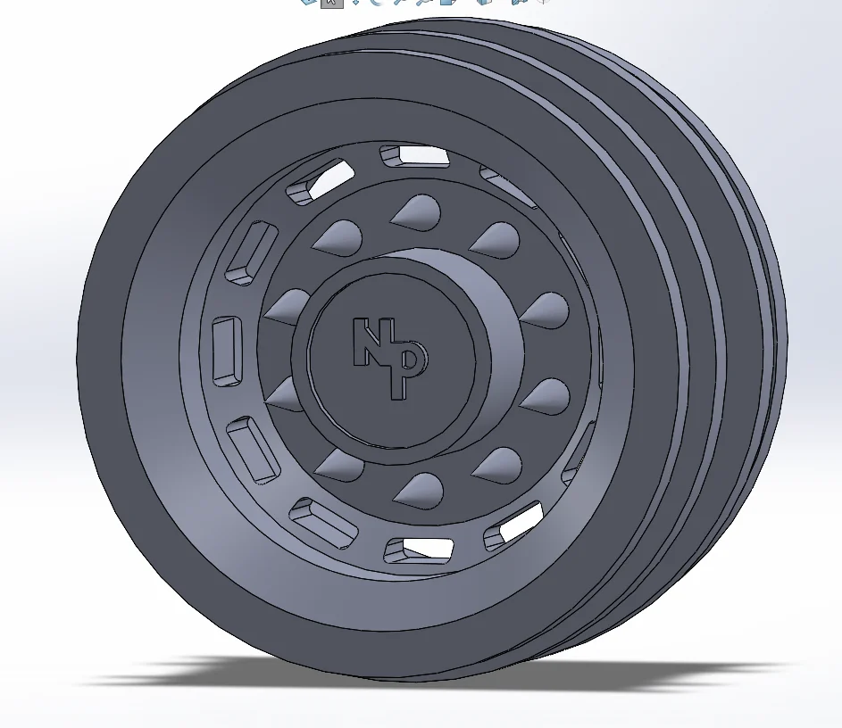 3D модель Кастомное колесо 5мм для статической модели - фото 7