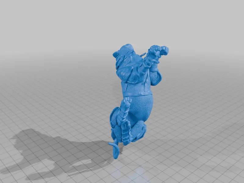 3D модель Девушка с львицей - 3D модель для печати - фото 5