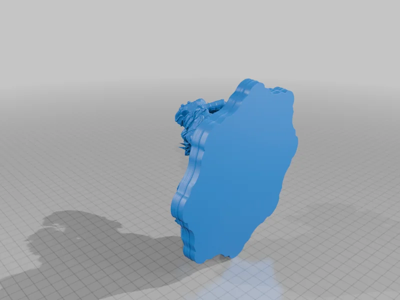 3D модель Девушка с львицей - 3D модель для печати - фото 16