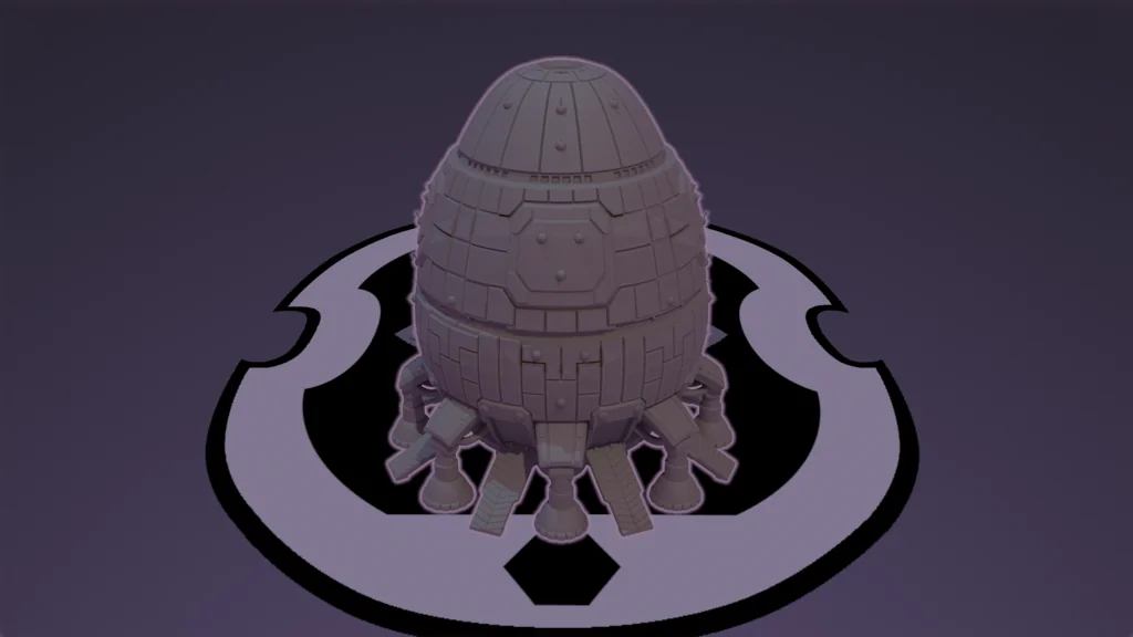 3D модель 3D модель: Dropship Colossus STL