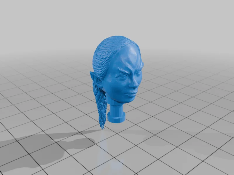 3D модель Голова кадета Дзоло - Академия Звездного Флота - фото 2