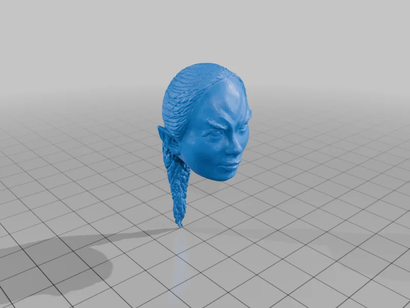 3D модель Голова кадета Дзоло - Академия Звездного Флота - фото 3