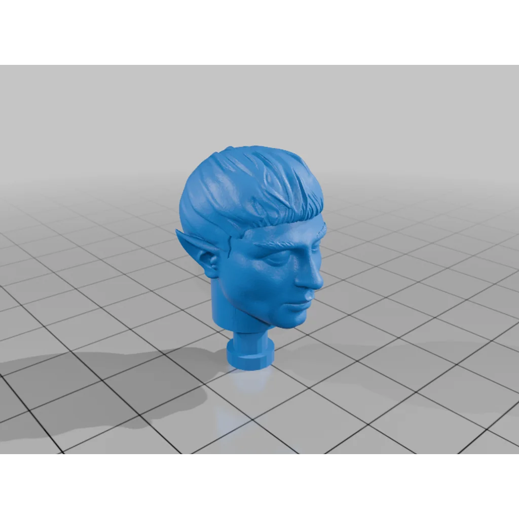 3D модель Голова фигурки кадета B'Avi - Академия Звёздного Флота - фото 3