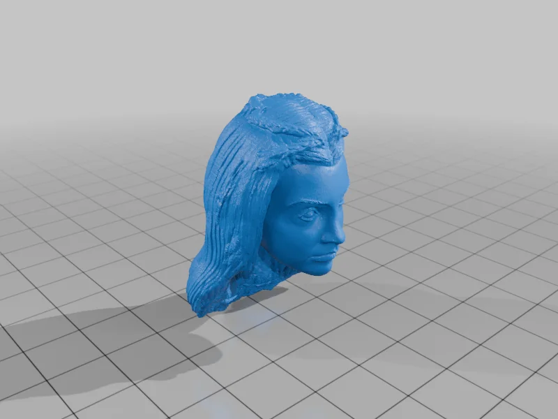 3D модель Голова кадета Таримы Садала - Академия Звёздного Флота - фото 2