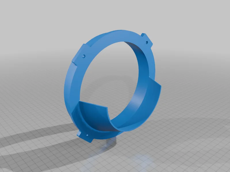 3D модель Адаптеры для динамиков передних дверей Hyundai Getz - фото 2