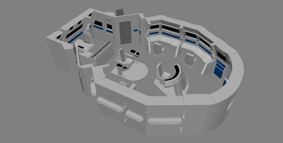 Модель AFA - Defiant - Главный мост 4.5"