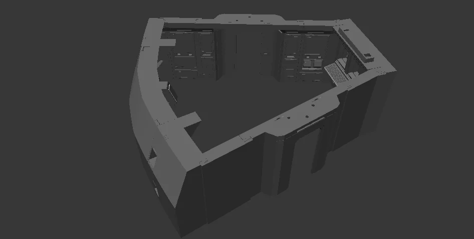 3D модель AFA - Defiant - Модель столовой 4,5" - фото 1