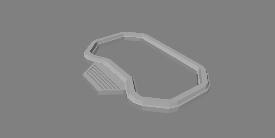 3D модель Модель AFA - Defiant - 4.5" Holo Comm - фото 1