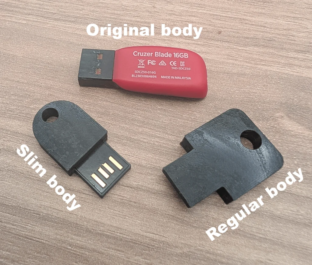 Замена корпуса для флешки Cruzer Blade