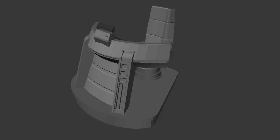 3D модель AFA - Defiant - Консоль шлема MKI-II (Масштаб 4.5 дюйма) - фото 1