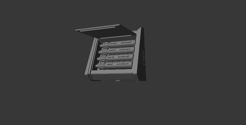 3D модель AFA - Defiant - 4.5" Масштаб - Стойка для аккумуляторов - фото 1