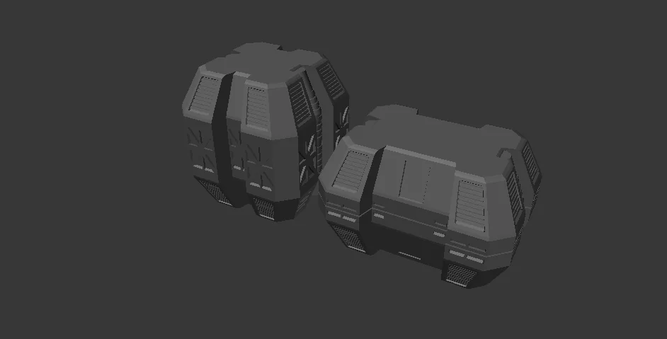 3D модель Модель AFA - 4.5" Грузовые Контейнеры - фото 1