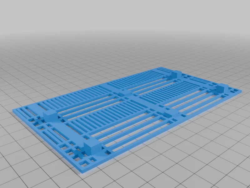 3D модель Глубококосмическая станция AFA - Коридор 4.5" масштаб - фото 2