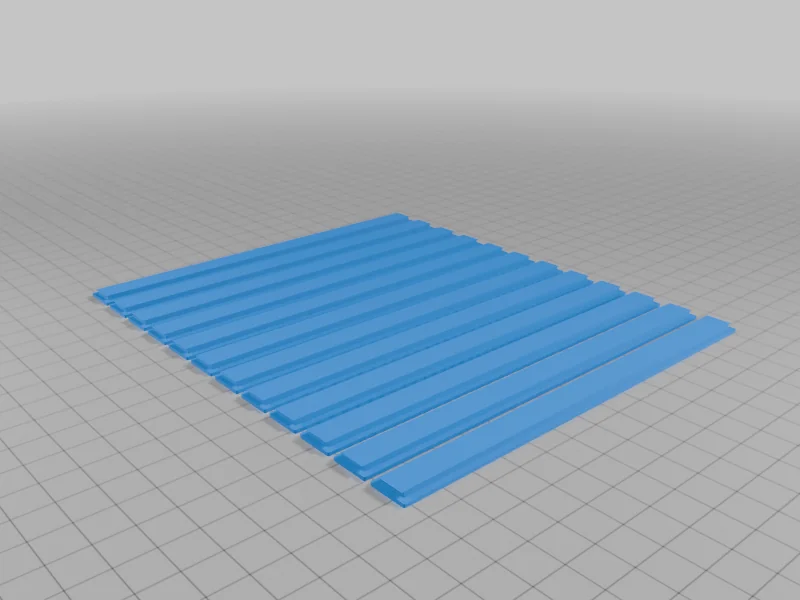 3D модель Глубококосмическая станция AFA - Коридор 4.5" масштаб - фото 3