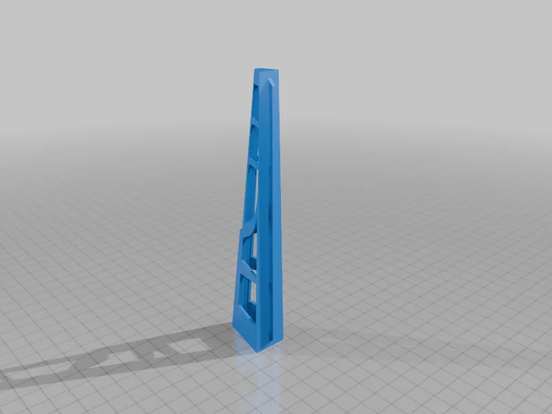 3D модель Глубококосмическая станция AFA - Коридор 4.5" масштаб - фото 4