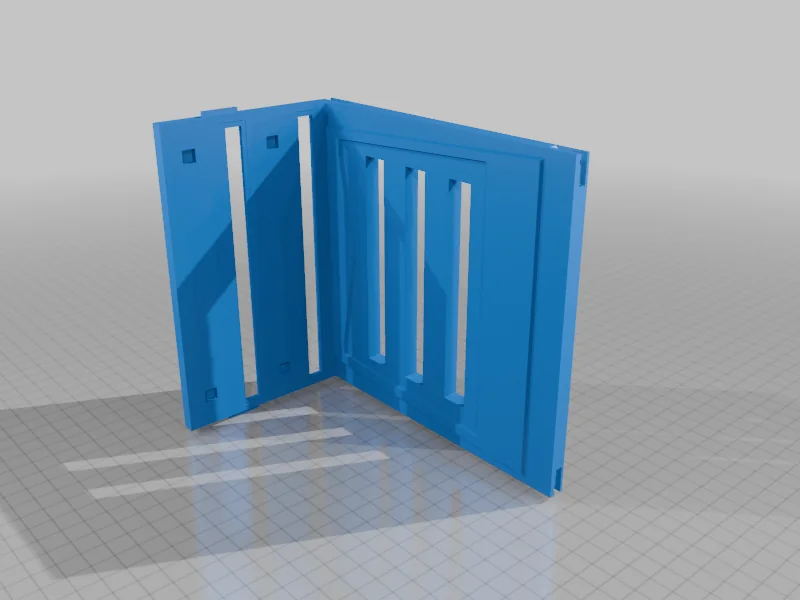 3D модель Глубококосмическая станция AFA - Коридор 4.5" масштаб - фото 6