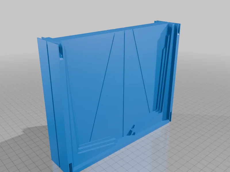 3D модель Глубококосмическая станция AFA - Коридор 4.5" масштаб - фото 14