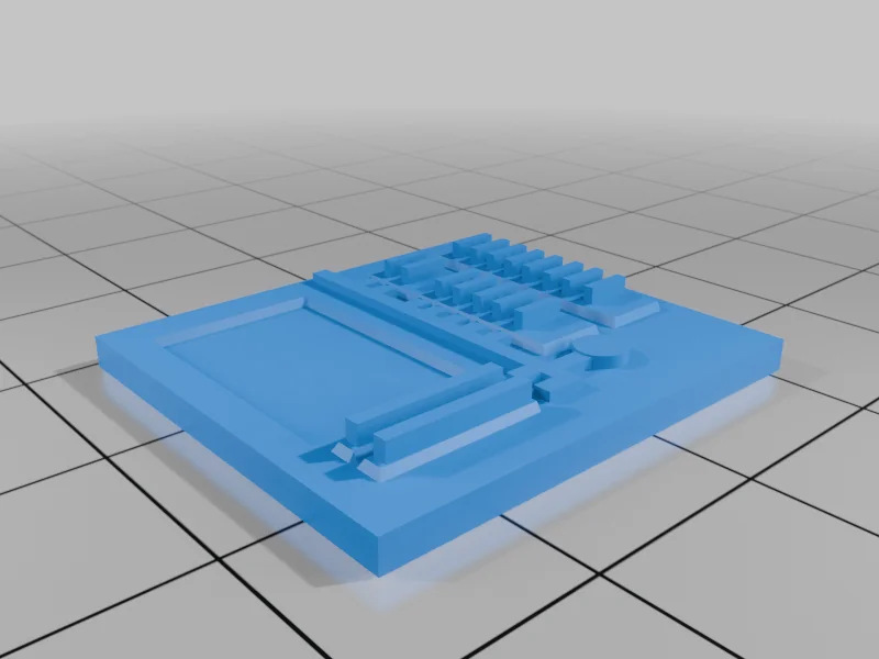 3D модель Модель AFA – Глубококосмическая станция - Стол OPS - фото 3