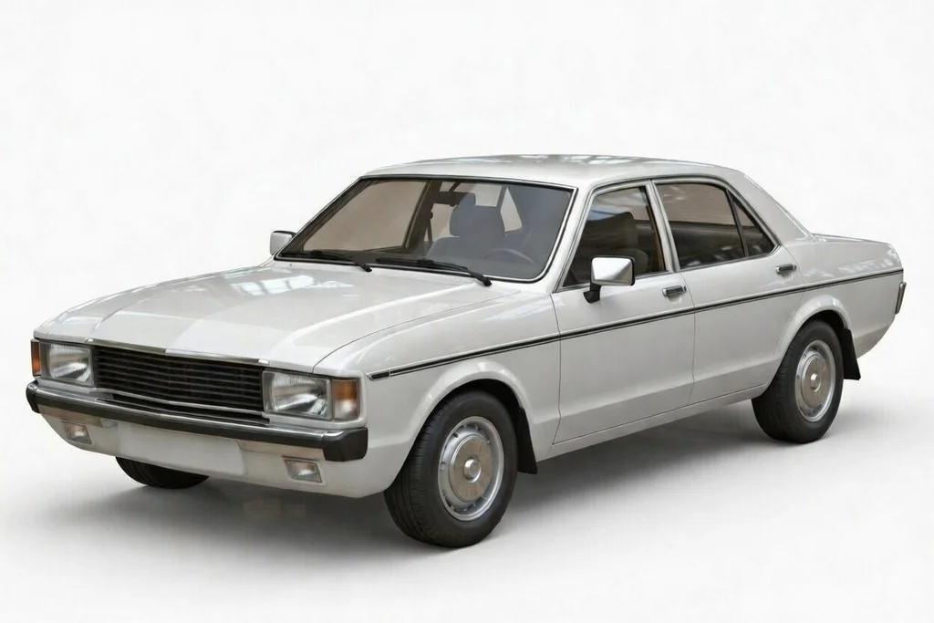 1976 Ford Granada MK1 - 3D Модель