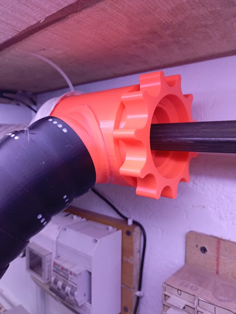 3D модель Регулируемый гибкий держатель вытяжки (система рельсов) - фото 8