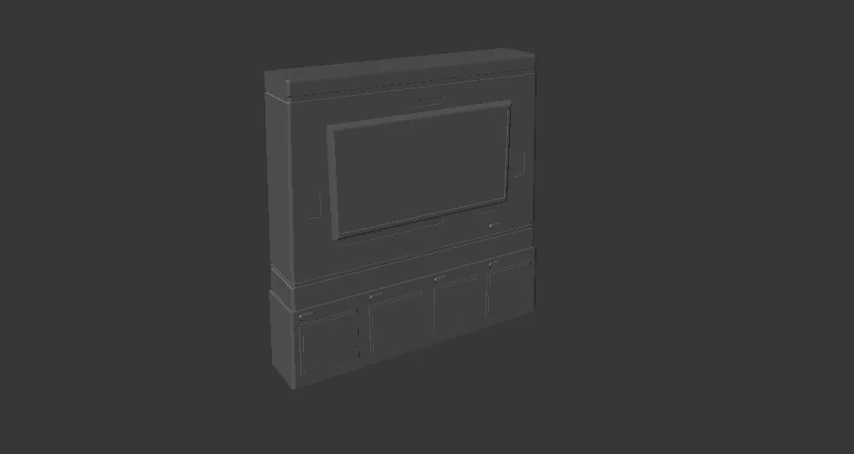 3D модель Модель AFA – Глибококосмічна станція - Монітор - фото 1