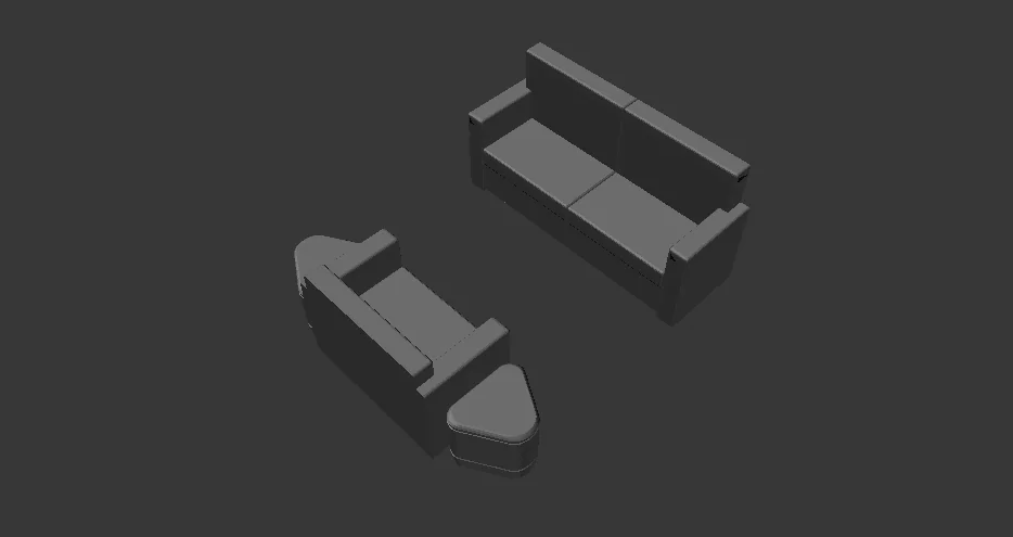 3D модель Модель AFA – Глубококосмическая станция - Мебель для лаунжа - фото 1