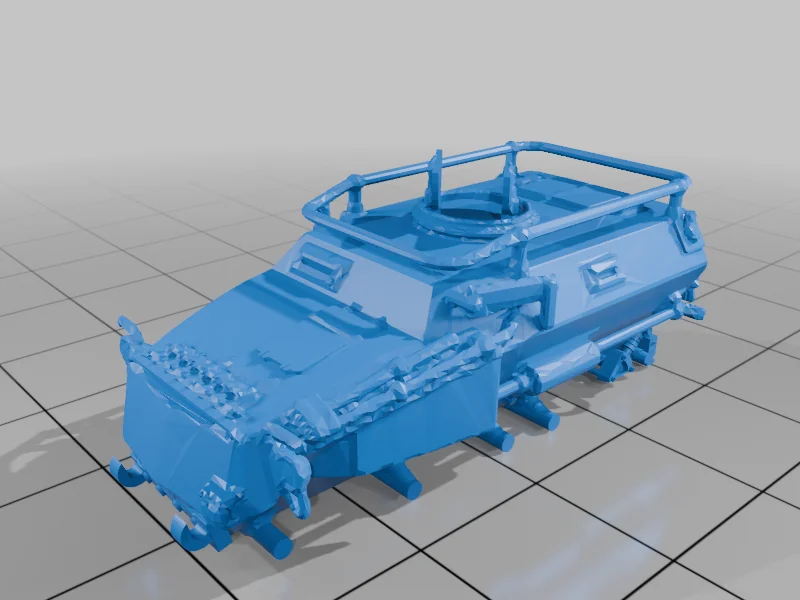 3D модель Модель Sd.Kfz 254: артиллерийский трактор - фото 4