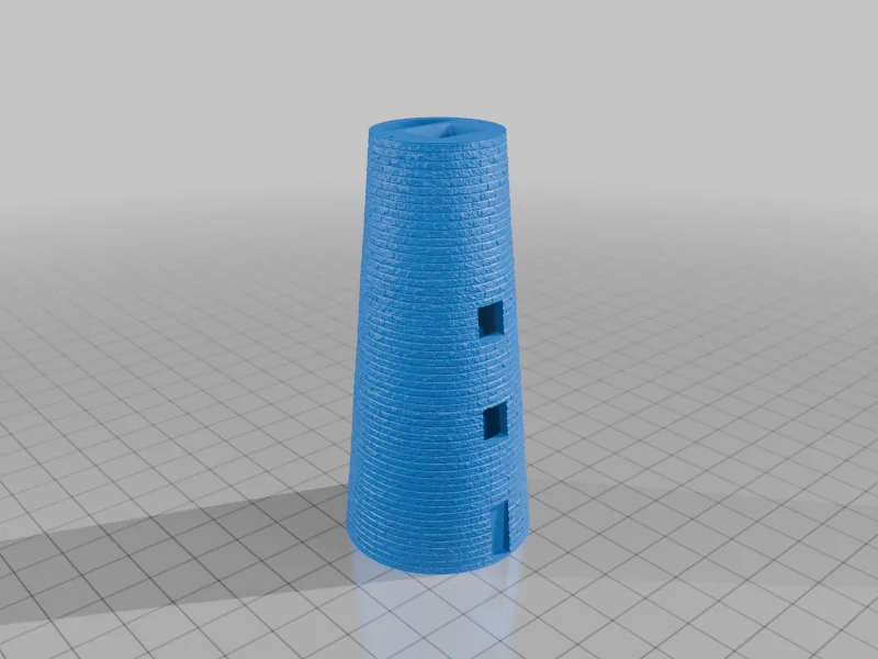 3D модель Модель вітряної мельниці N масштабу - фото 5