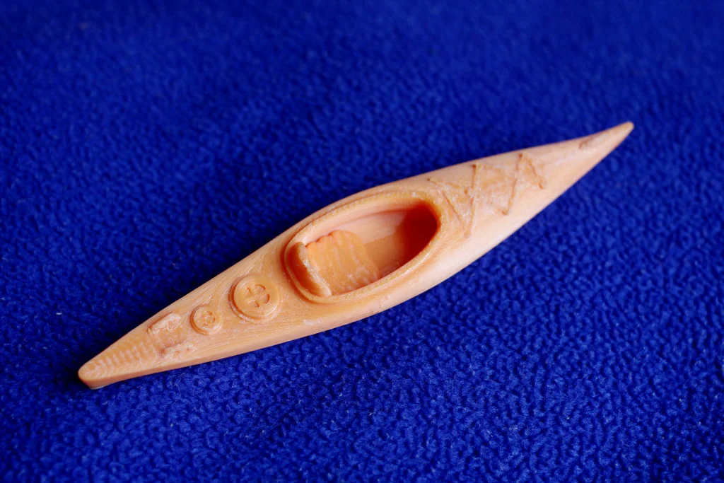 3D модель Простая модель игрушечного каяка - фото 4