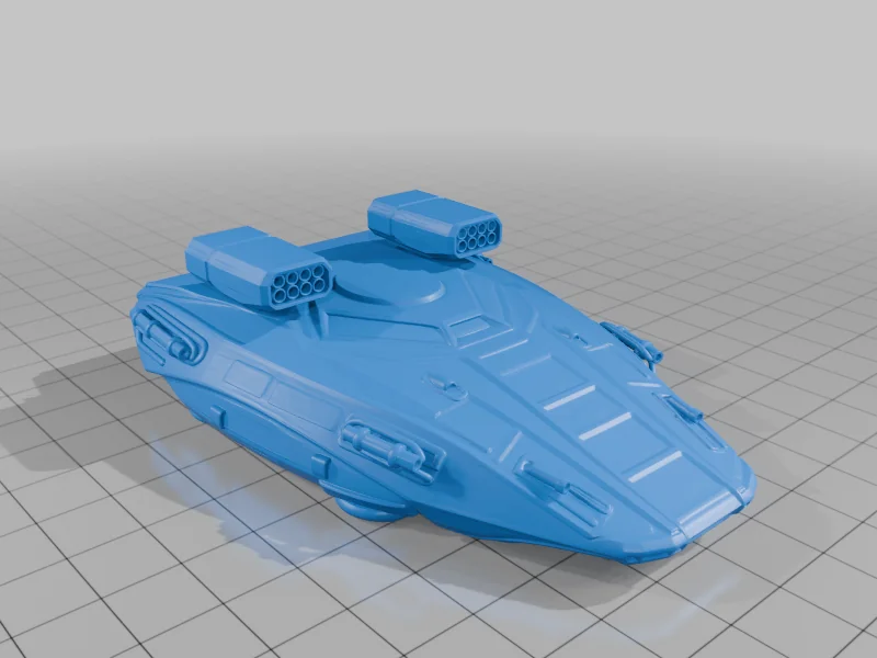 3D модель Гравитационный транспорт Aslan - фото 2