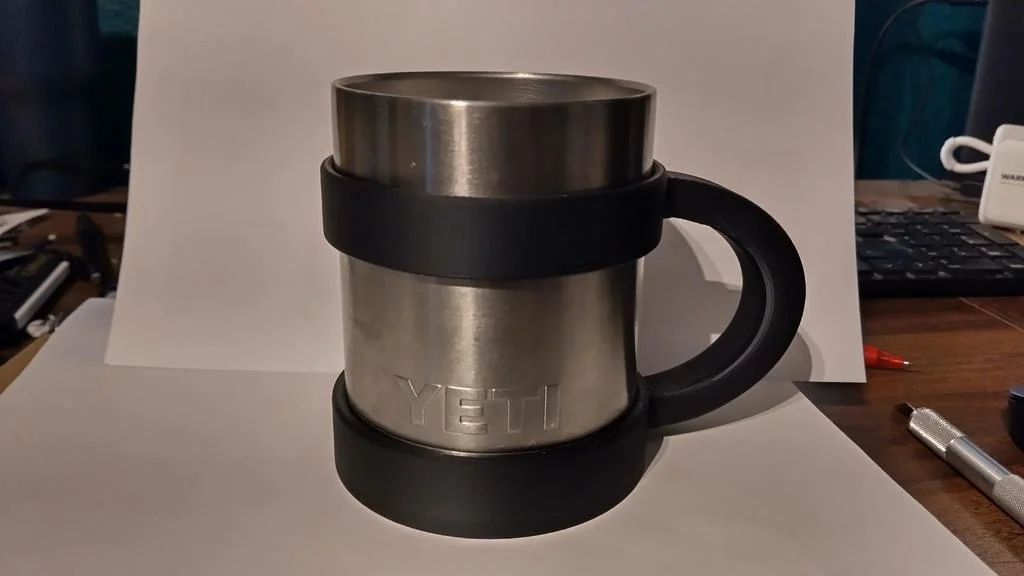 3D модель Ручка для кружки Yeti Lowball - фото 2