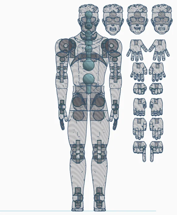 3D модель Модель Игрушки Invincible (Версия 2) 1/12 - фото 2