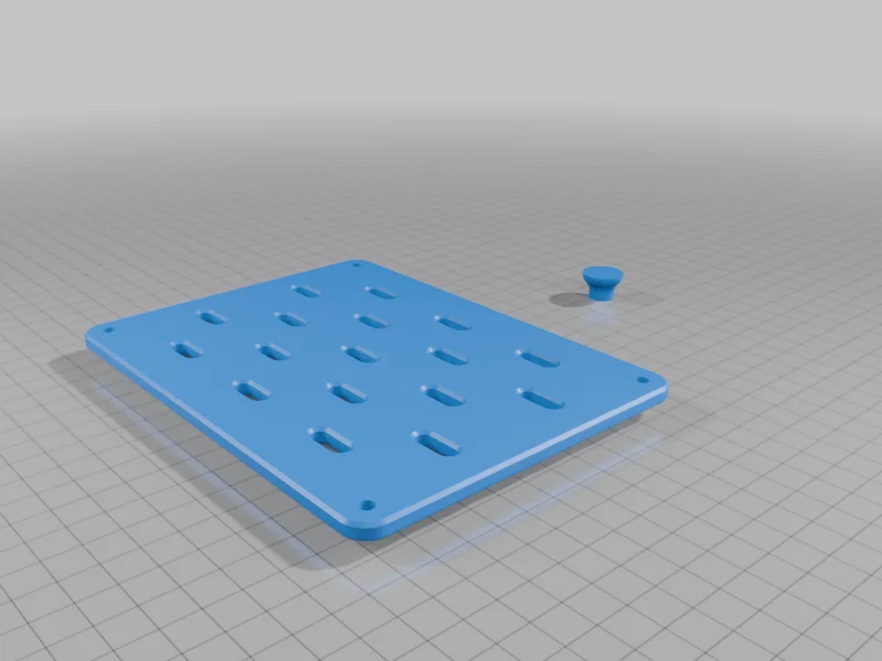 3D модель Параметрическая панель Skadis (Solidworks) - фото 5