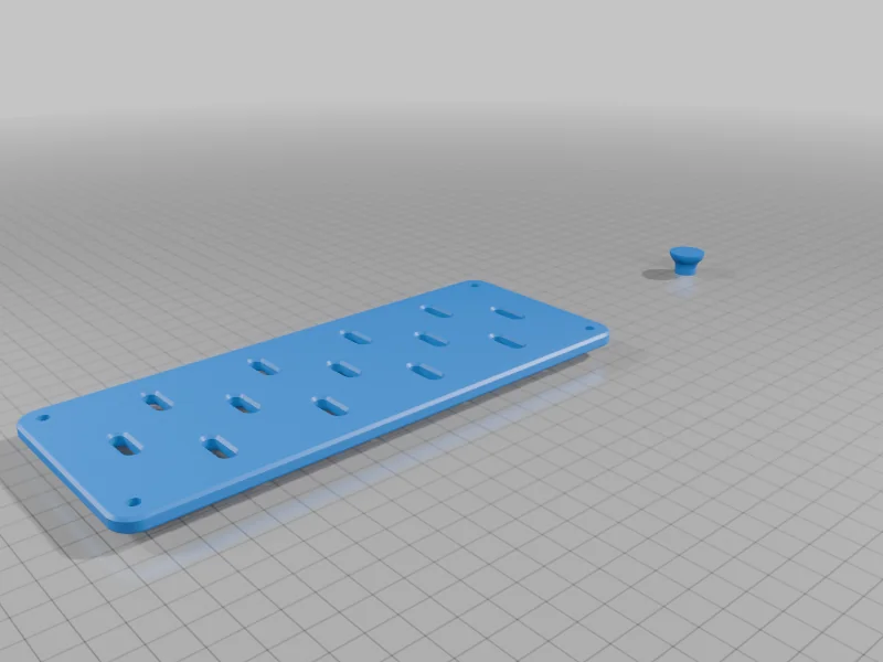3D модель Параметрическая панель Skadis (Solidworks) - фото 6