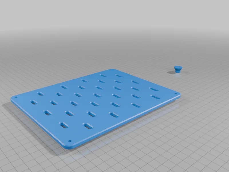 3D модель Параметрическая панель Skadis (Solidworks) - фото 11