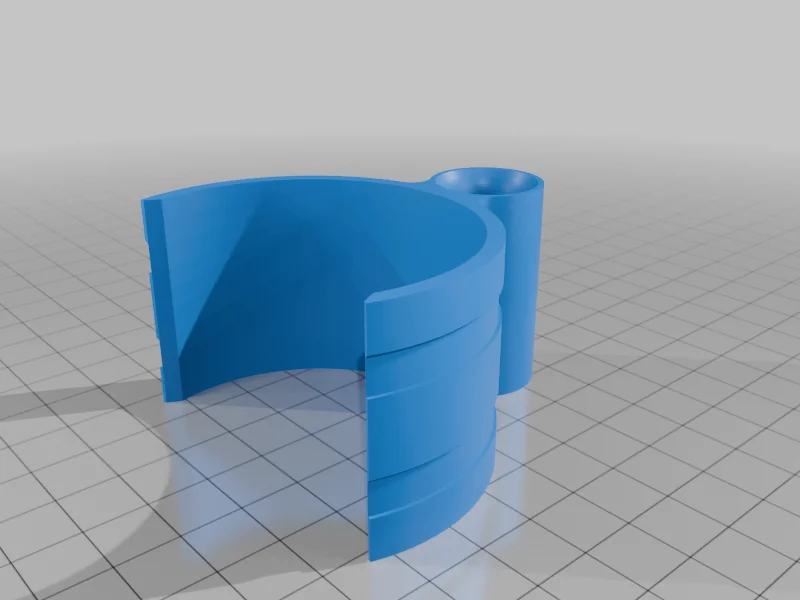 3D модель Тримач для насадки змащувального пістолета - фото 4