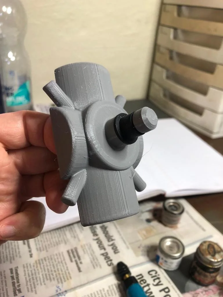 3D модель Ст shaker для контейнеров с модельной краской - фото 2