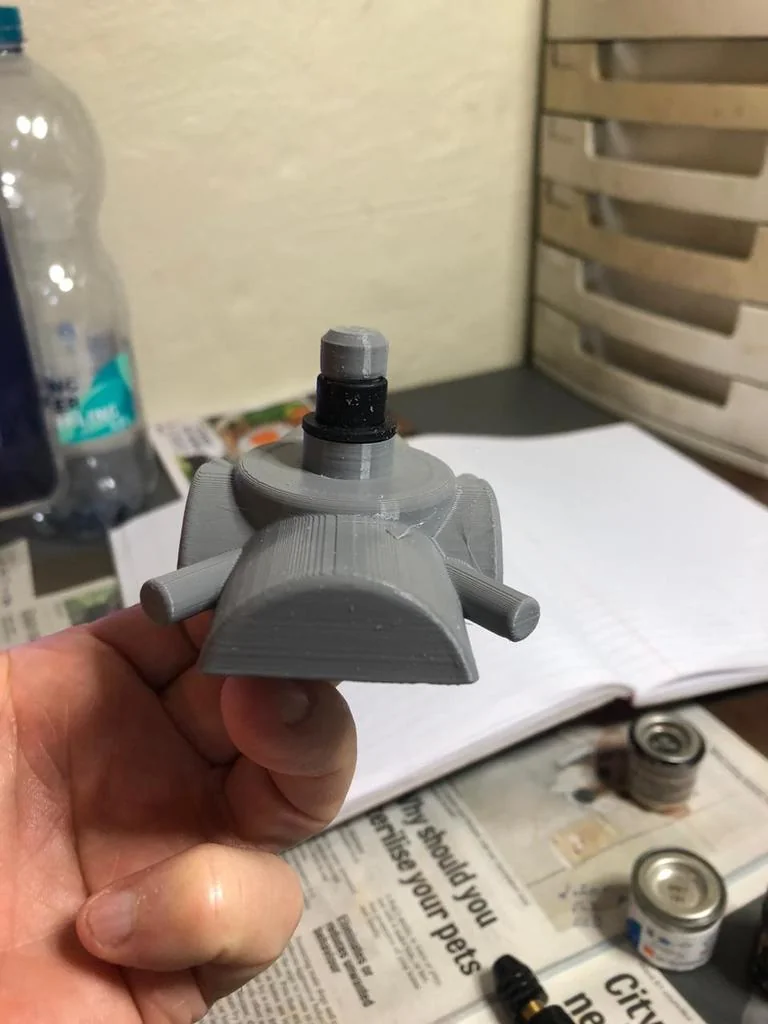 3D модель Ст shaker для контейнеров с модельной краской - фото 3