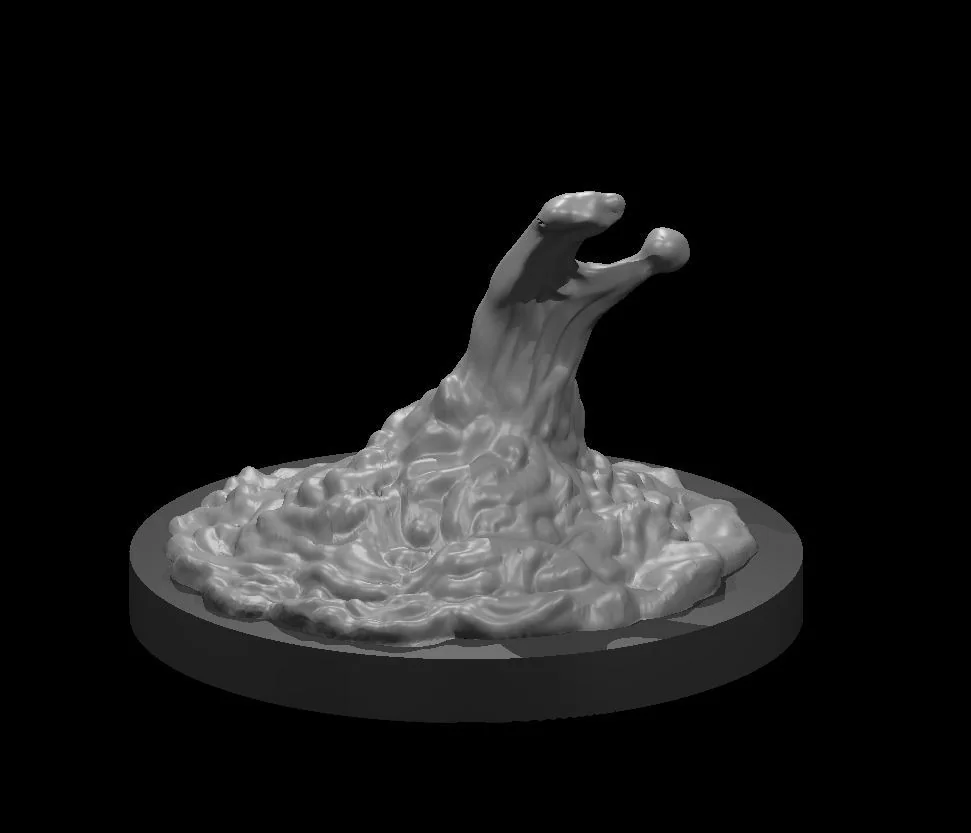 Серая слизь - 3D Модель