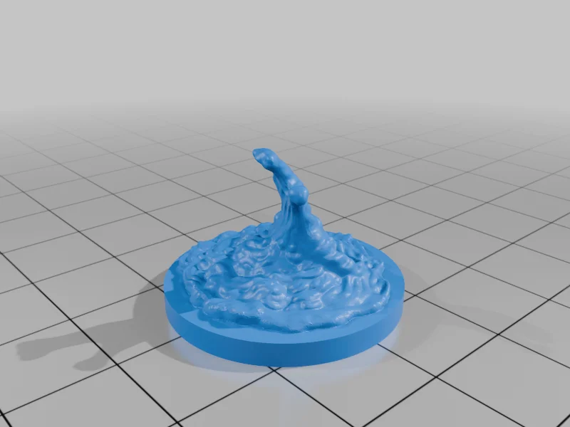 3D модель Серая слизь - 3D Модель - фото 2