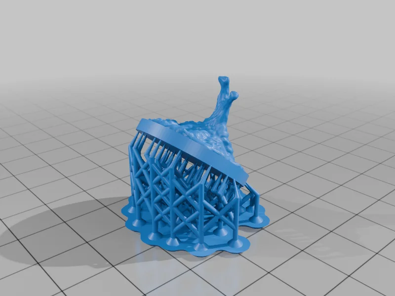 3D модель Серая слизь - 3D Модель - фото 3