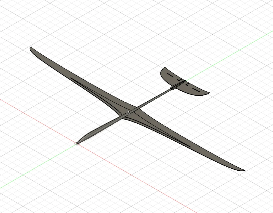 3D модель Легкий внутренний планер - фото 5