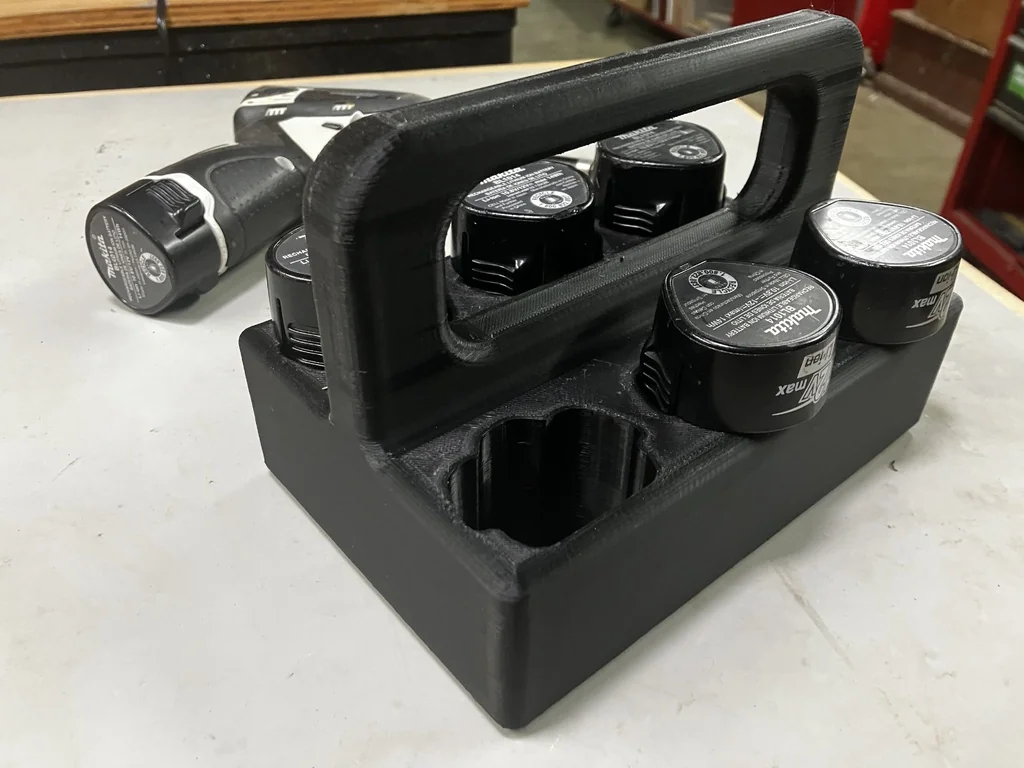 3D модель Кадди для аккумуляторов Makita 12V Max - фото 1